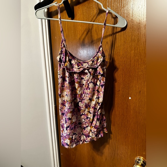 Old Navy Floral Ruffle Camisole Tank Top - Picture 1 of 3